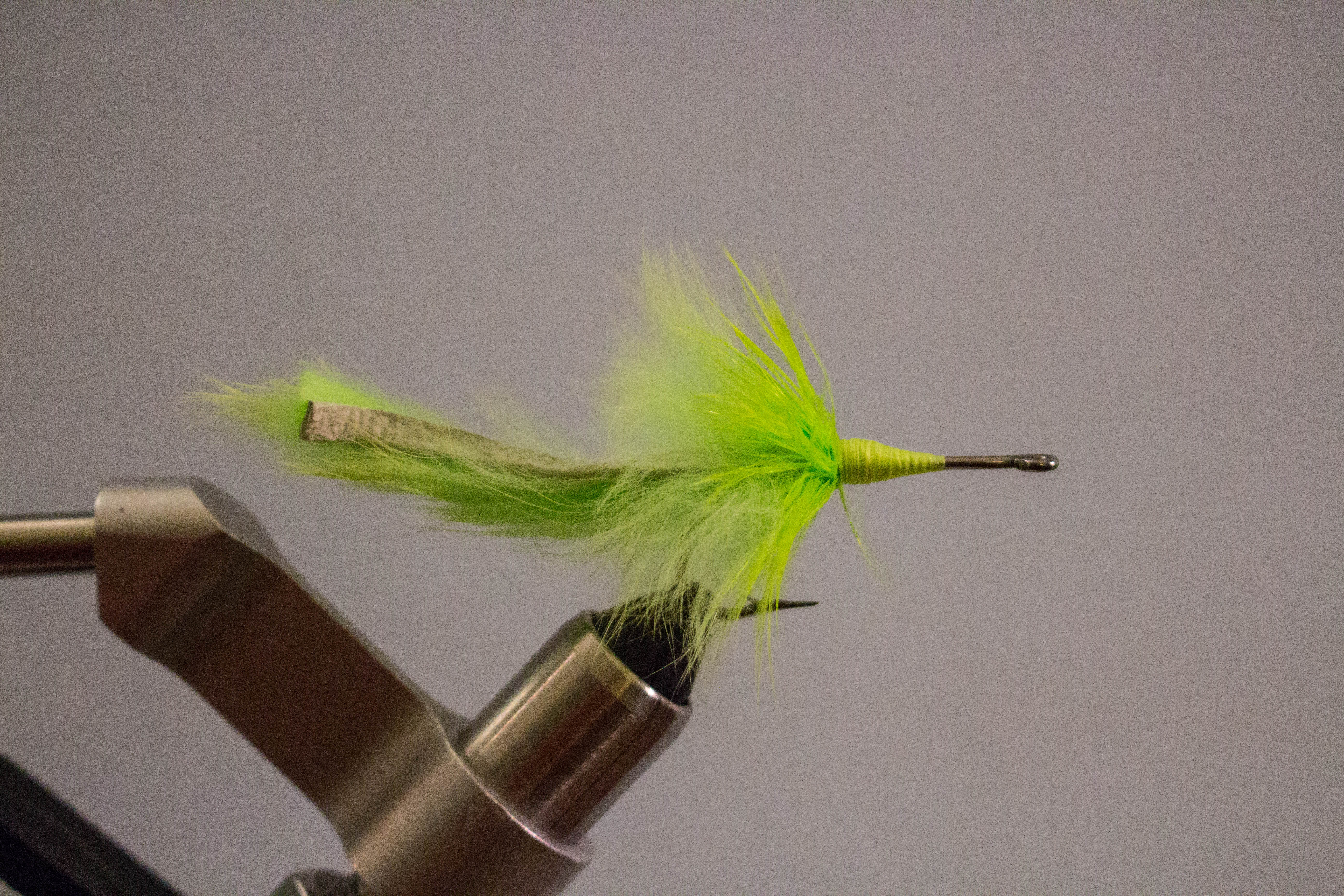 FLY FISHING FLIES - Chartreuse TARPON FLY size 3/0 (3 pcs.)